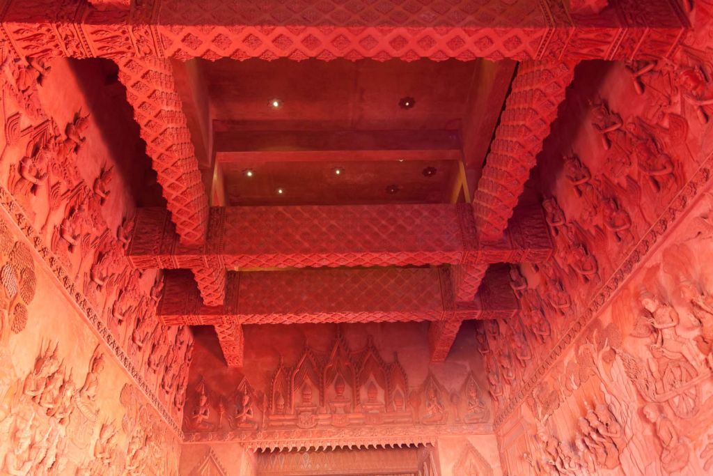 Красный храм, Терракотовый храм, храм из глины, буддизм, Ват Сила Нгу, Samui, Thailand,Waе Sila Ngu, Самуи, Таиланд, red temple
