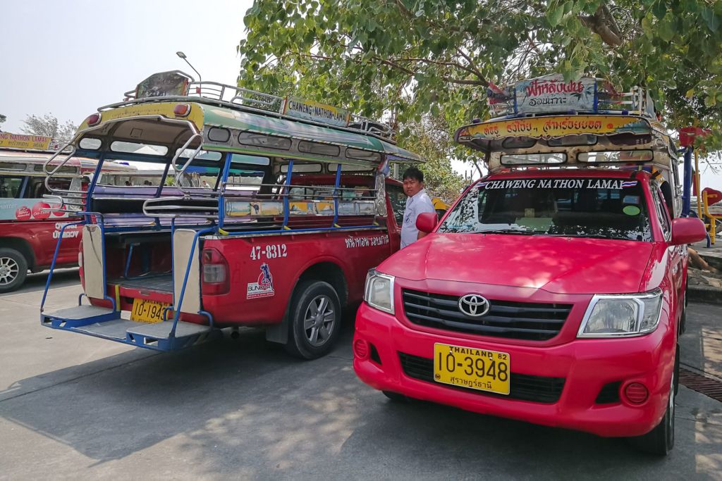 сонгтео на Самуи, taxi, такси, транспорт в Азии, такси , мото-такси, транспорт, на чем ездят в Азии, Тайланд, Таиланд, тук-тук в Таиланде, цены на проезд в Таиланде, транспорт на Самуи, сонгтео, как передвигаться по Самуи, Samui, Thailand, tuk-tuk, songteo